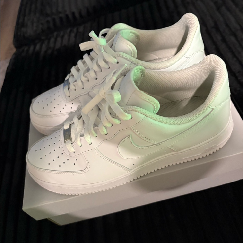 Nike Air Force 1  / All White 10.5 Worn 1X